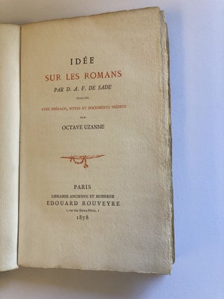 IDÉE SUR LES ROMANS