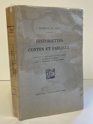 1370666 HISTORIETTES, CONTES ET FABLIAUX. Marquis de Sade, Maurice Heine