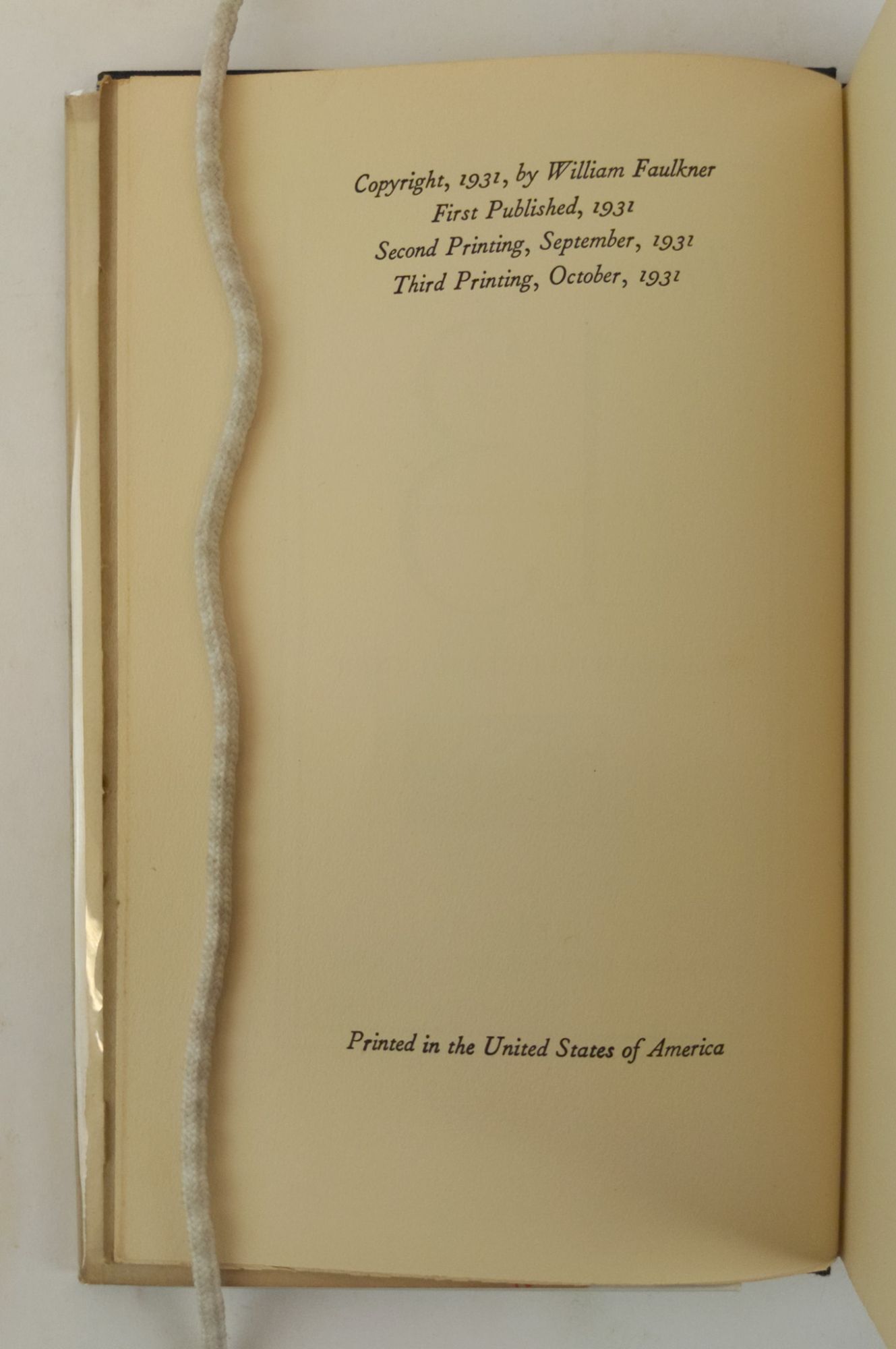 THESE THIRTEEN | William Faulkner | First Edition, Third Printing