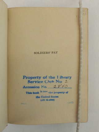SOLDIERS' PAY