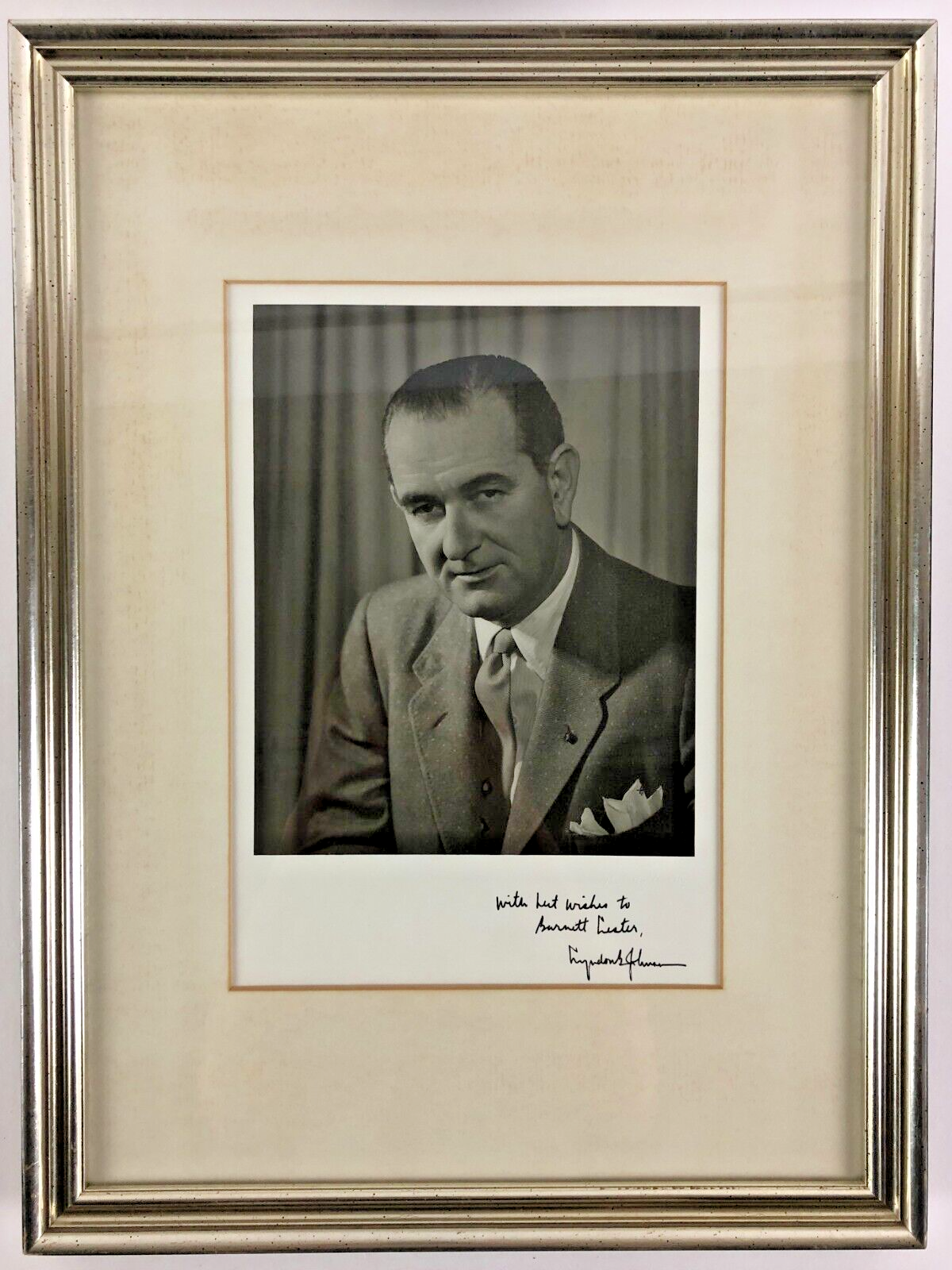 LBJ SIGNED INSCRIBED PHOTOGRAPH | Lyndon B. Johnson