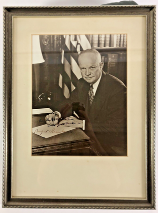 1371159 DWIGHT D. EISENHOWER SIGNED INSCRIBED PHOTOGRAPH. Dwight D. Eisenhower