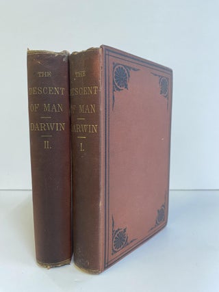 1371338 THE DESCENT OF MAN, AND SELECTION IN RELATION TO SEX [Two Volumes]. Charles Darwin