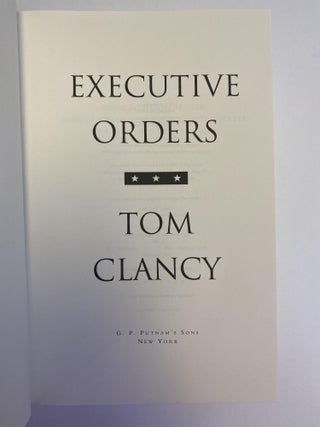 EXECUTIVE ORDERS [Inscribed]