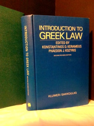 1372579 INTRODUCTION TO GREEK LAW. Konstantinos D. Kerameus, Phaeton J. Kozyris