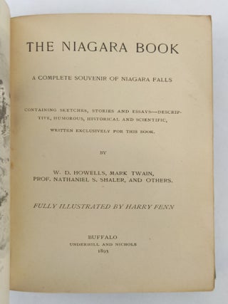 THE NIAGARA BOOK: A COMPLETE SOUVENIR OF NIAGARA FALLS
