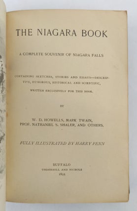 THE NIAGARA BOOK: A COMPLETE SOUVENIR OF NIAGARA FALLS