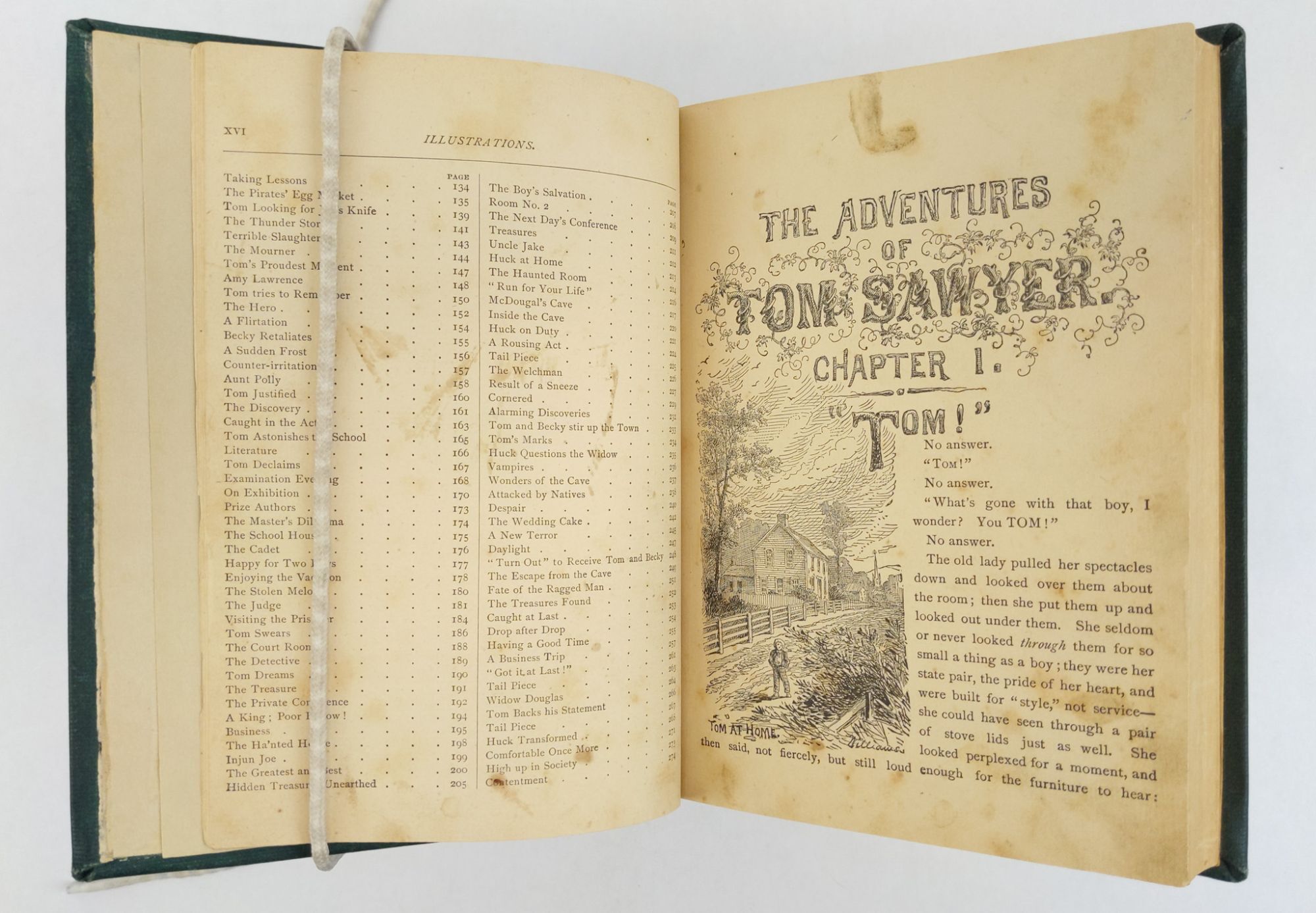 THE ADVENTURES OF TOM SAWYER | Mark Twain | First Edition, Second Printing
