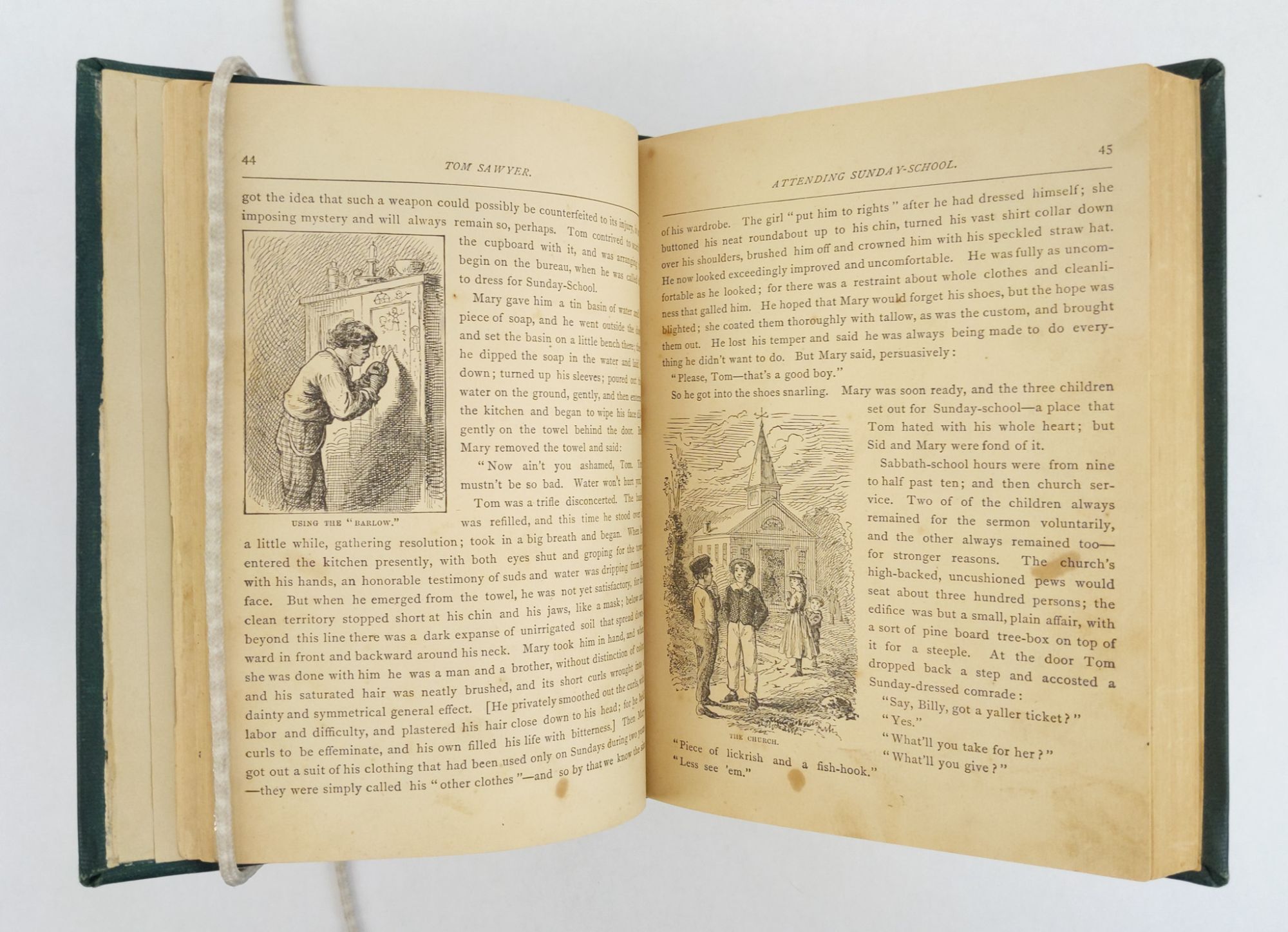 THE ADVENTURES OF TOM SAWYER | Mark Twain | First Edition, Second Printing