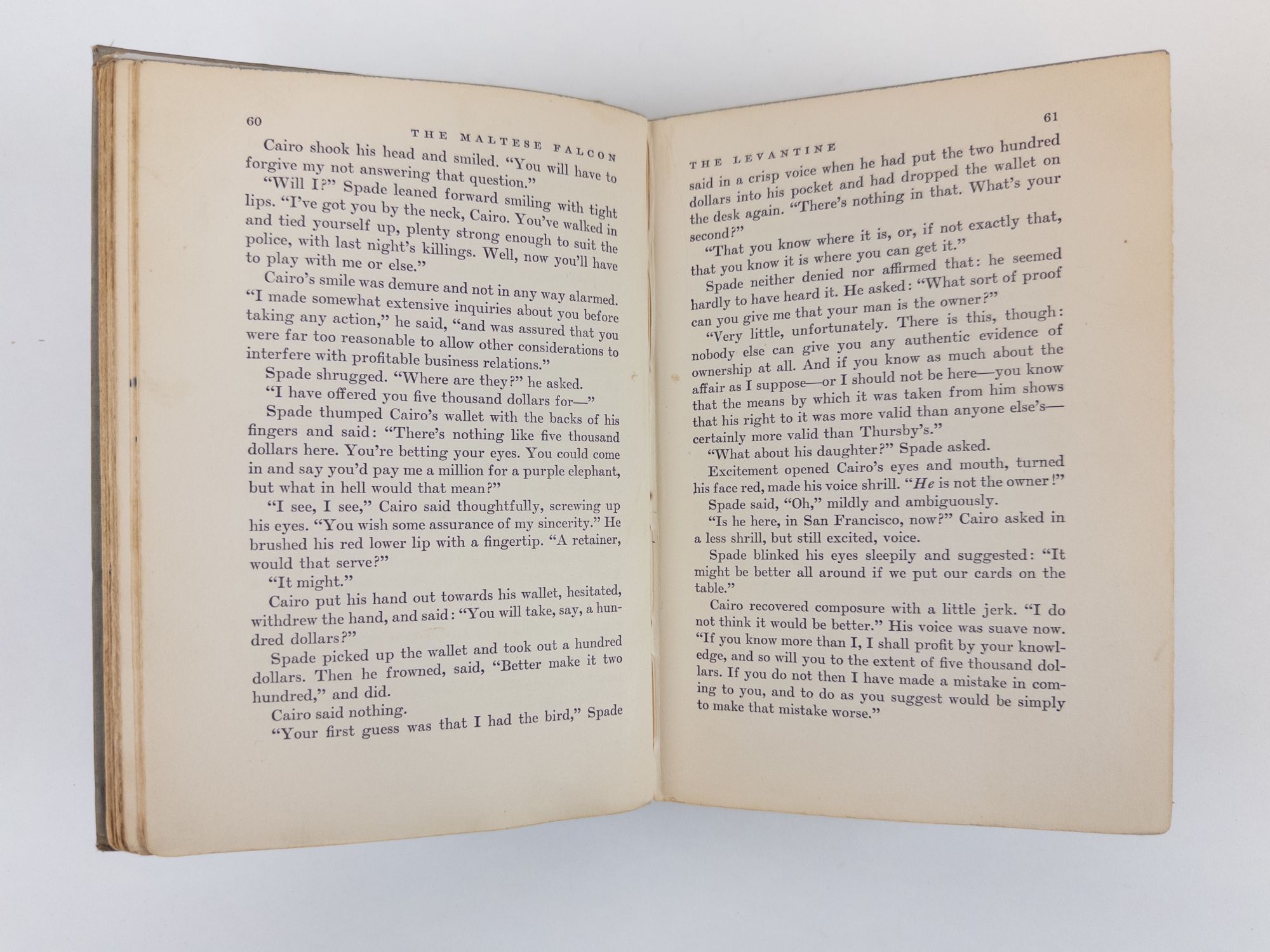 THE MALTESE FALCON | Dashiell Hammett | First Edition, First Printing