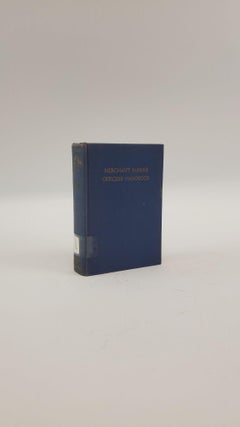 1372814 MERCHANT MARINE OFFICERS' HANDBOOK. Edward A. Turpin, William A. MacEwen