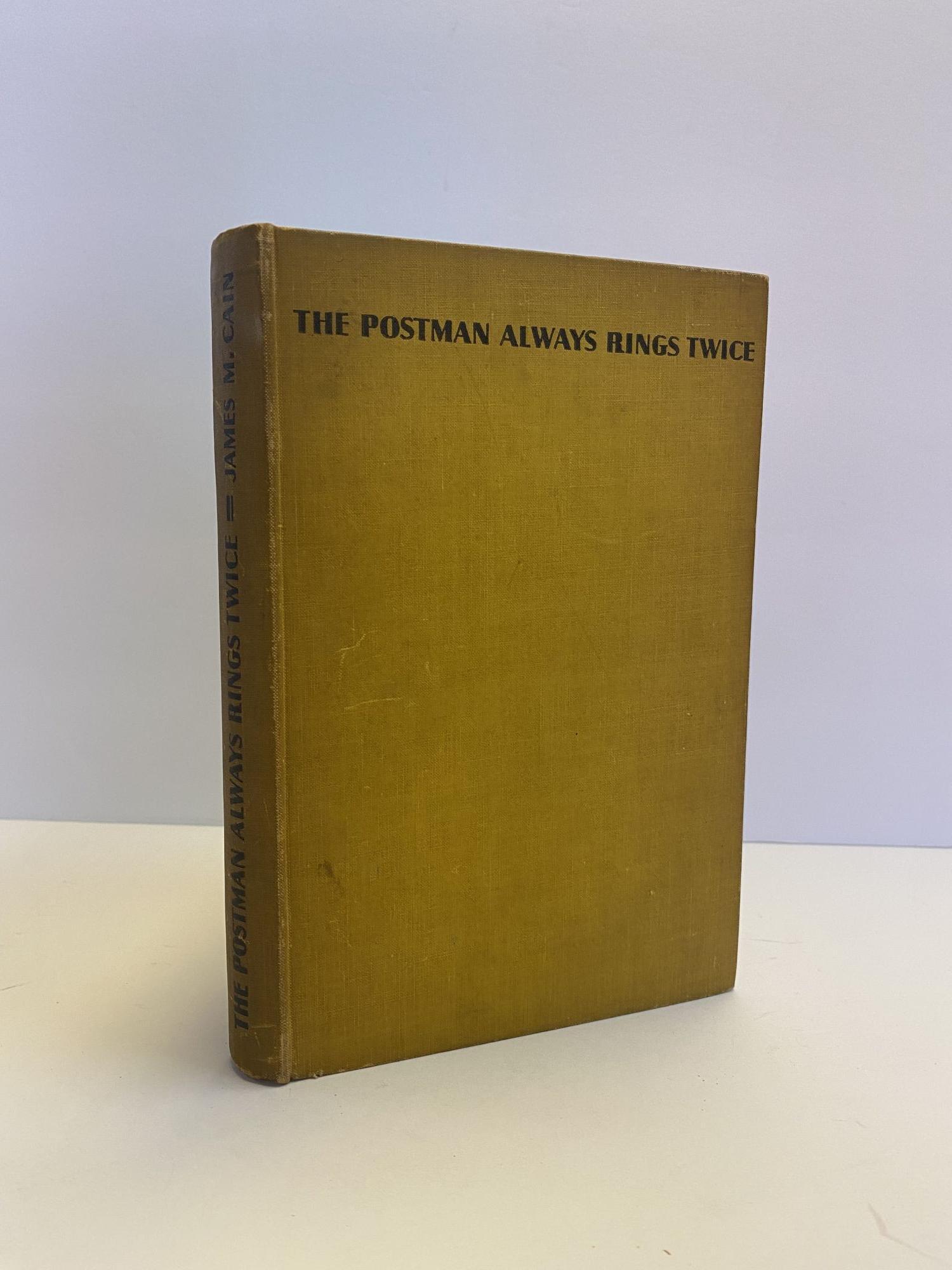 THE POSTMAN ALWAYS RINGS TWICE | James M. Cain | First British Edition