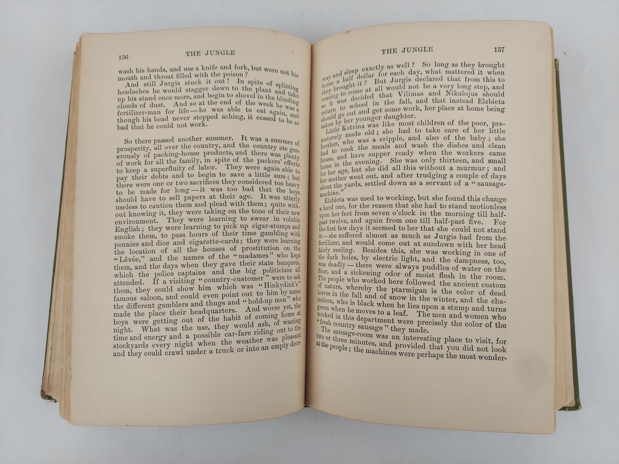 THE JUNGLE | Upton Sinclair | First Edition, First Printing, Self ...