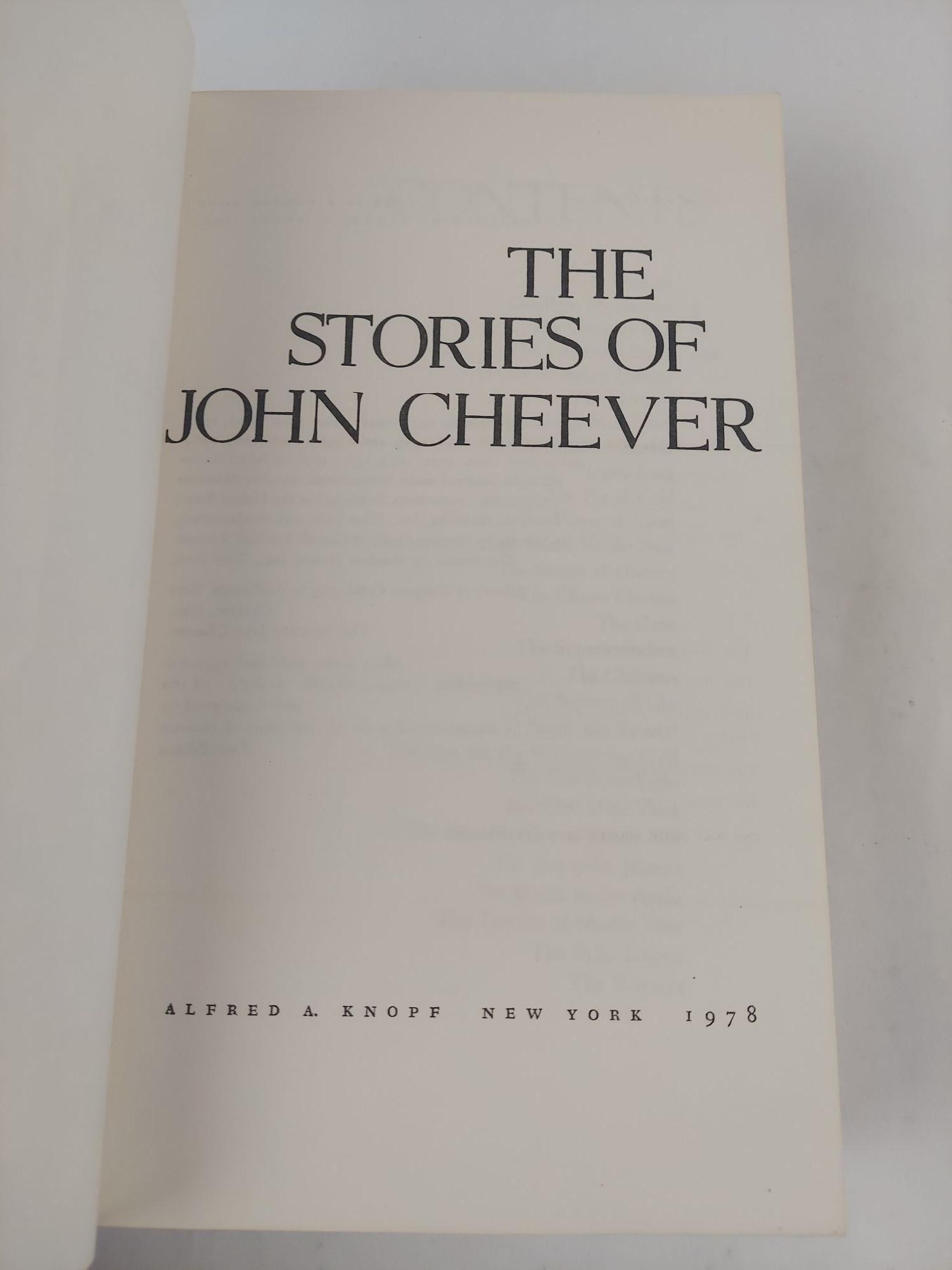 THE STORIES OF JOHN CHEEVER | John Cheever | Uncorrected Proof