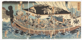 1373547 The Nineteen Retainers of Yoshitsune. Utagawa Kuniyoshi