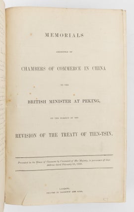 A COLLECTION OF LETTERS, REPORTS, AND MEMORIALS ON INTERNATIONAL AFFAIRS RELATING TO CHINA DURING THE LATE 19TH CENTURY [Twenty-Five Works Bound in One]