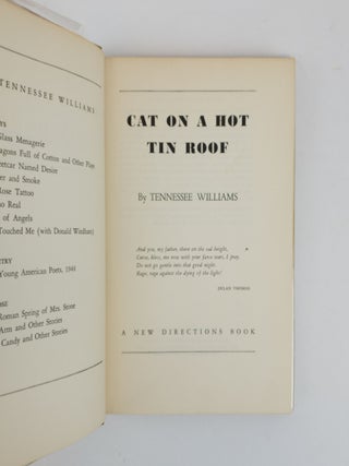 CAT ON A HOT TIN ROOF