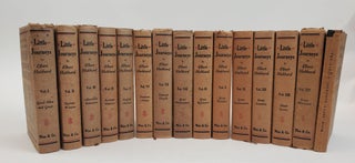1374077 LITTLE JOURNEYS TO THE HOMES OF THE GREAT [FOURTEEN VOLUMES]; Bound with THE LITTLE...