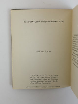 HOWL AND OTHER POEMS