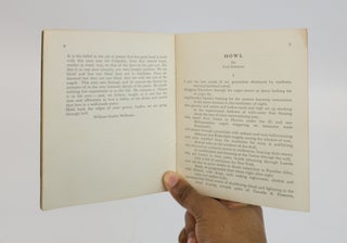 HOWL AND OTHER POEMS