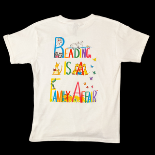 1374246 Reading is a Family Affair Kids T-Shirt - Youth Small