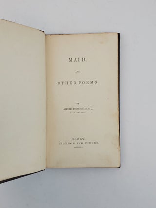 MAUD, AND OTHER POEMS