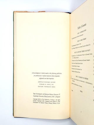ESSAYS IN POSITIVE ECONOMICS