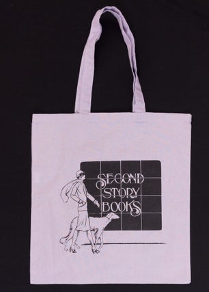 1374593 Second Story Books Tote Bag - Lavender