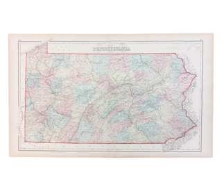 1374933 GRAY'S ATLAS MAP OF PENNSYLVANIA; [with] GRAY'S ATLAS CITY OF BALTIMORE MARYLAND; [and]...