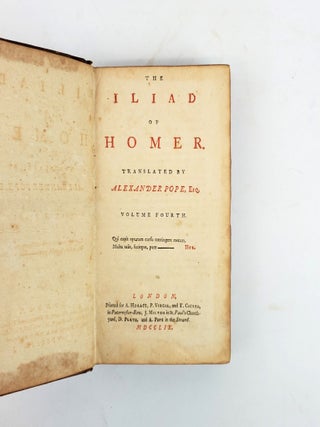THE ILIAD OF HOMER. VOLUME FOURTH
