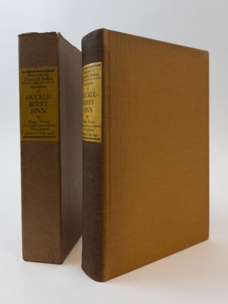 1375220 THE ADVENTURES OF HUCKLEBERRY FINN [Signed]. Mark Twain, Thomas H. Benton, Samuel Clemens