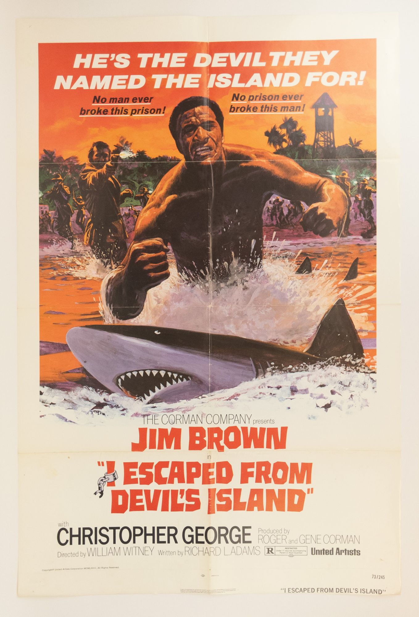 ESCAPE FROM DEVIL'S ISLAND MOVIE POSTER