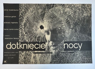 1375646 VINTAGE ORIGINAL "DOTKNIECIE NOCY" POLISH MOVIE POSTER. Pierwszy Polski