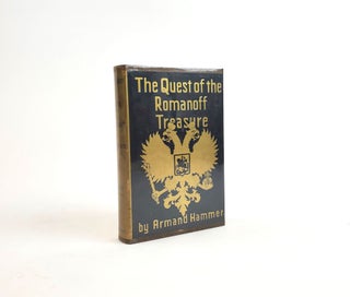 1375722 THE QUEST OF THE ROMANOFF TREASURE [Signed]. Armand Hammer, Walter Duranty