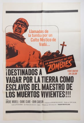 1375742 ORIGINAL SPANISH "THE PLAGUE OF THE ZOMBIES" MOVIE POSTER