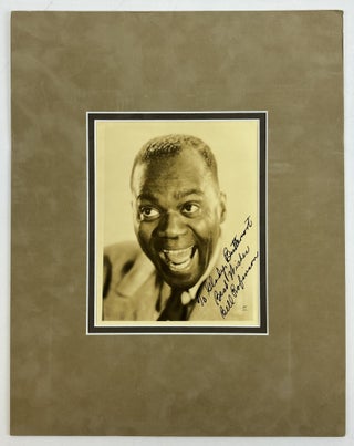 1375751 SIGNED AND INSCRIBED PHOTOGRAPH. Bill "Bojangles" Robinson