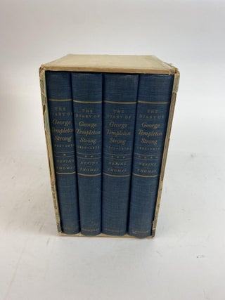 1375755 THE DIARY OF GEORGE TEMPLETON STRONG [Four volumes]. George Templeton Strong, Allan...