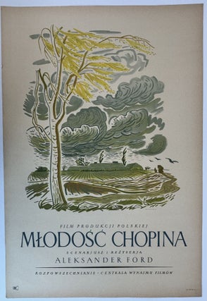 1375792 VINTAGE ORIGINAL "MLODOSC CHOPINA" POLISH MOVIE POSTER. Daszewski