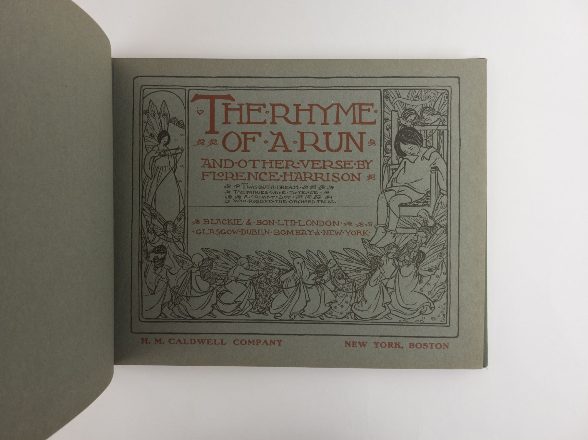 THE RHYME OF A RUN AND OTHER VERSE | Florence Harrison | First Edition