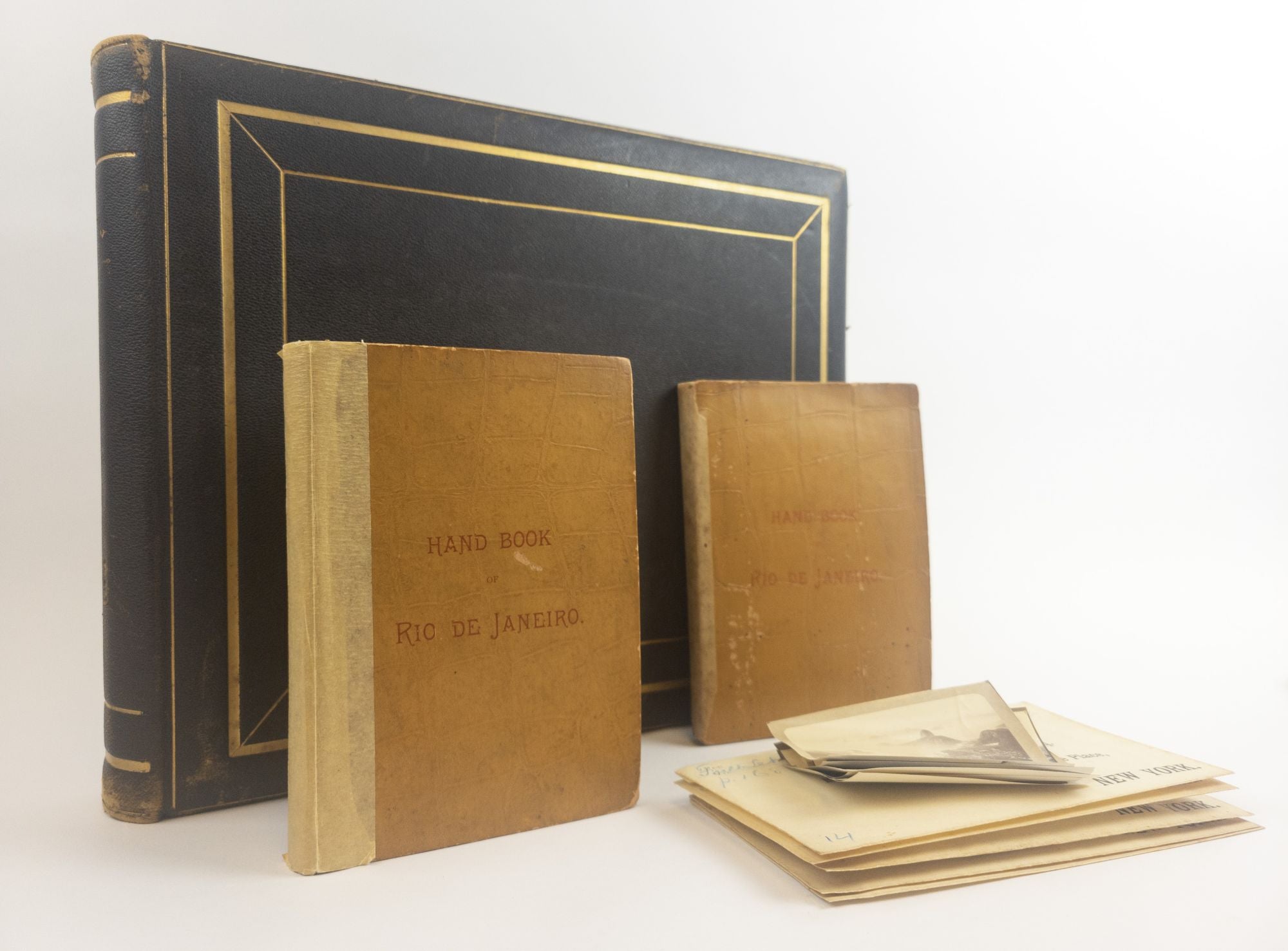 1375800 HANDBOOK OF RIO DE JANEIRO [Two Copies] [With] OPEN CONCEPT ALBUM [Three Volumes Total]. Andrew Jackson Lamoureux.