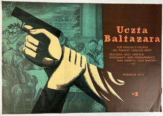 1375917 VINTAGE ORIGINAL "UCZTA BALTAZARA" POLISH MOVIE POSTER. Wojciech Zamecznik