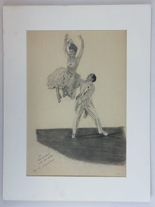 ORIGINAL SKETCH "THE DANCING DeMARCOS" [Signed]