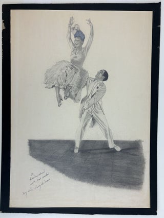 ORIGINAL SKETCH "THE DANCING DeMARCOS" [Signed]