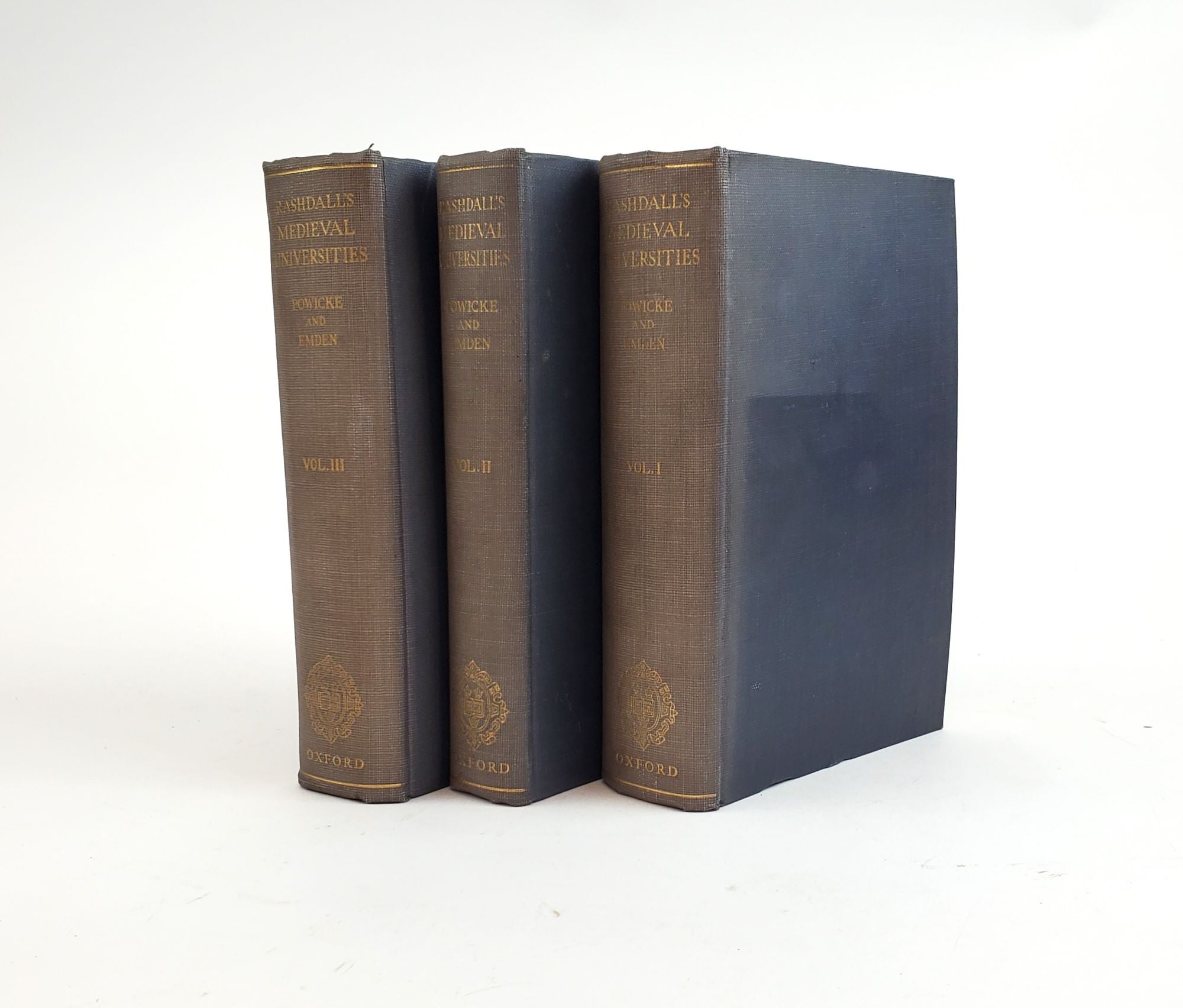 THE UNIVERSITIES OF EUROPE IN THE LATE MIDDLE AGES 3 Volumes | Hastings ...