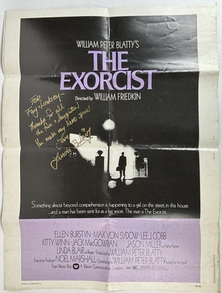 1376310 ORIGINAL "THE EXORCIST" MOVIE POSTER [Signed