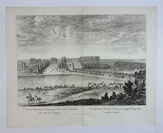 1376353 French Engraving View of the Versailles Garden from the Pond. Israel Silvestre