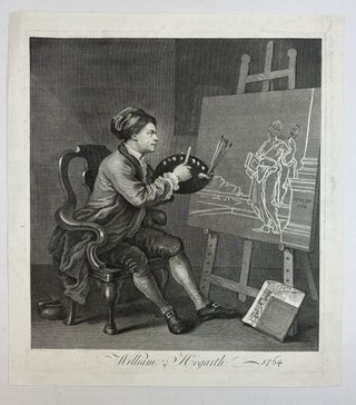 1376361 Hogarth Painting the Comic Muse. William Hogarth