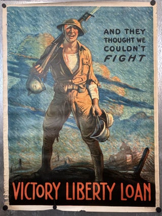 1376593 ORIGINAL VICTORY LIBERTY LOAN WORLD WAR I POSTER. Clyde Forsythe