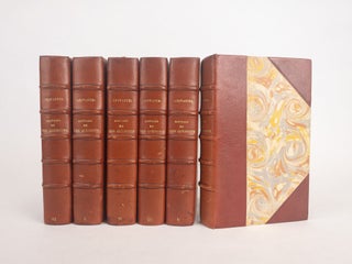 1377087 L'HISTOIRE DE DON QUICHOTTE DE LA MANCHE [Six Volumes]. Michel Cervantes, C. Oudin, F. De...