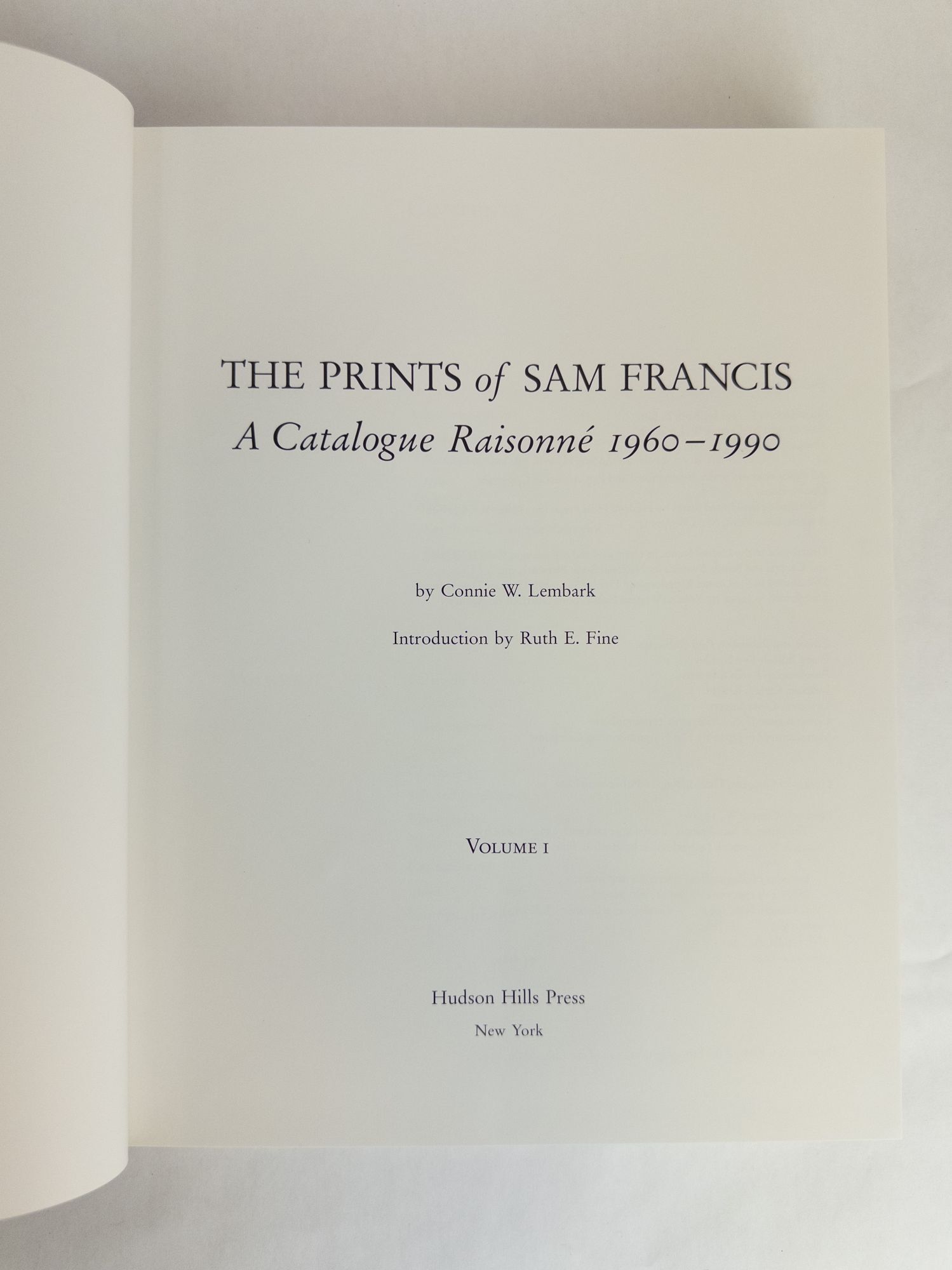 The Prints of Sam Francis カタログレゾネ 2巻セット THE PRINTS OF